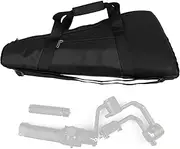 Tripod Case Bag, Comfortable Grip Large Capacity Shock Absorption 2 Way Zipper Precise Molded Camera Stabilizer Storage Bag for Extension Rod