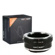 K&F Concept Manual Lens Adapter for Contax Yashica CY Lens to Canon EOS M Camera