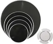 ａ aternee 5x Bass Drum Head Silent Mute Percussion Accessories Practical Drum Head Skin Professional for Stage Performance Beginners, Style A