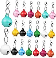 EXAOMBLE 20Pcs Pet Collar Hanging Bells Cat Dog Collar Charms Accessories for Cats and Dogs Smooth Surface for DIY Crafts and Home Decoration