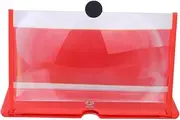 Mikinona 3D Screen Magnifier 3D Cell Phone Amplifier Cell Phone Magnifier Screen Phone Screen Magnifier Screen for Cell Phone Ring Holder for Phone Case Screen Protector Video Lighting Red