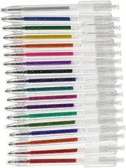 HOUDERCO 18pcs Gel Highlighters for School and Office Supplies Smooth Writing Comfortable Grip Markers for Note Taking and Drawing Safe and Vibrant Ink for Creative Projects