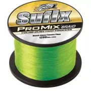 Sufix ProMix; Braid - 30lb - Neon Lime - 1200 yds