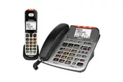 Uniden SSE47 + 1 Sight & Sound Enhanced Corded and Cordless Digital Phone System
