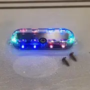 Solar LED Strobe Light Flashing Safety Warning Light For Car Truck Motorcycle
