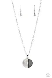 Paparazzi Captivating Contrast Silver Necklace NWT
