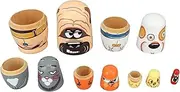 Dog Nesting Dolls Wooden Handmade Decorative Russian Nesting Doll Toy for Kids Christmas Birthday Wishing Gift Household Decoration Festival Gifts