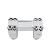 1" Handlebar Chrome Riser Clamp for Harley Dyna Super Glide Fat Street Bob FLHR