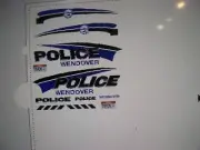 Wendover Utah Police Patrol Vehicle Decals 1:64 two for one money