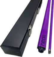 GRAFEX NEON PURPLE Graphite multi-weight system Pool Snooker Billiard Cue and Black Cue Case