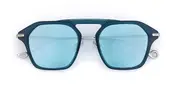 Eyepetizer Martin C.P/P-1-2F Men's Sunglasses Blue Size 50