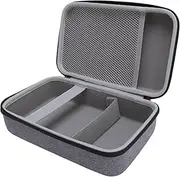Travel Hard Case for Mini M4 M4 Pro Chip Desktop Computer 2024, EVA Nylon Portable Storage Bag with Handle, Fits Beelink S12 Pro GEEKOM Mini IT13 Accessories
