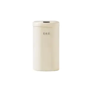 【EKO】時尚復古款智能感應式垃圾桶12L(奶油白 櫻花粉 海鹽藍 抹茶綠)