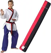 [BCHKO] 1 x Judo Belt Taekwondo Belt Martial Arts Belt Karate Belt Extra Thick Fabric Professional Karate Hapkido Belt Children Adults Martial Arts Belt (200 cm)