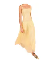 sling dress US6 lemon balm