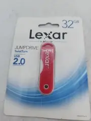 Lexar Flash USB 2.0 Jump Drive TwistTurn 32 GB - Pink - New Sealed