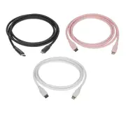 [Powertech] Silicone USB Type-C to Lightning MFi Cable 1.2m - Black