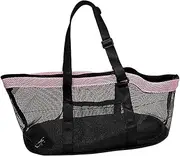 Pet Carrier Bag Kennel Dog Handbag Shoulder Travel Bag for Walking, Pink