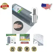 Premium 36" x 50' Hardware Cloth Roll - 19 Gauge Metal Fencing for DIY Projects