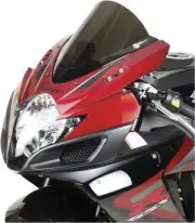 Zero Gravity Double Bubble Windscreen 16-110-02 Smoke