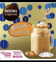 NESCAFE INSTANT CAPPUCCINO DECAF/CAPPUCCINO INSTANTANEO DESCAFEINADO/6 SOBRES ⚡️