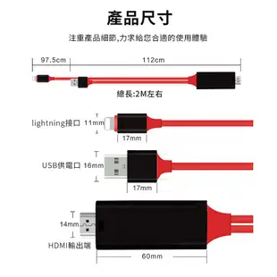 【JHS】Iphone HDMI轉接線 手機轉電視HDMI Apple iPhone轉HDMI 影音轉換線 蘋果轉接線