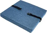 WeiLaiKeQi Square Chair Cushion Floor Pad with Anti-Slip Feature for Patio and Office Chairs, Dark Blue, as described