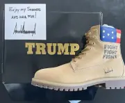 Trump Fight Fight Fight Boots US Size M13 / W14.5. Limited Edition #1907/2000