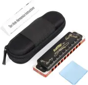 EASTTOP T008K 10Hole Diatonic Blues Harmonica Professional Harmonica GIFT NEW AU