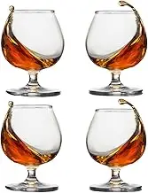 ninesung Whiskey Glasses Set of 4, Bourbon Glass, Old Fashioned Glasses, 11.5 Oz Short Stem Wine Glass for Spirits, Vodka, Scotch,Cognac, Brandy, Cocktails for Easter Sunday