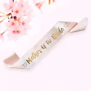Champagne Pink 'Mother Of The Bride' Sash