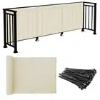 30in Balcony Fence Screen Privacy Deck Screen Patio Garden Fabric Shade Cover