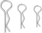 Stainless Steel Body Shell Clip, 120 PCS R Pins Replacement Compatible with 1/8 1/10 1/16 for RC Hsp Car Truck Buggy Crawler Parts
