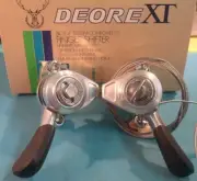 Shimano Deore XT M700 MTB Thumb Shifters NEW /NOS -Vintage Deerhead-Mint- NIB++