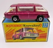 Vintage Matchbox Superfast #22 Freeman Inter-city Commuter Mint in -F box