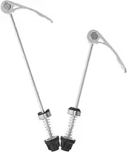 Kisangel Bike Wheel Skewer Mount Set Quick Release Lever for Hubs Front Rear Axle Hardware