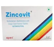 Zincovit Multivitamin Multimineral With Grape Seed Extract 15 Tablets free shipp