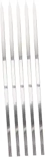 5Pcs Barbecue Skewers Practical Meat Skewers for Grilling High Temperature Resistant Durable Barbecue Tools Easy to Clean Reusable
