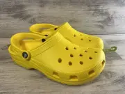 Womens 12 / Mens 10 - Crocs Classic Clog - Lemon Yellow - Unisex 10001-7C1