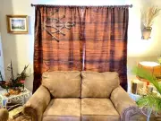 Blackout Noise Reducing Insulated Window Curtains Gothic Style Door 108Wx90L