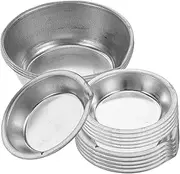 TOYANDONA 13pcs Watercolor Tray Palette Metal Paint Tray for Color Mixing Painting Supplies Multi Function Watercolor Plates Paint Dish Tray for Model Making