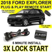 Js Alarms Remote Start Plug & Play Install 3X Lock For 2018 Ford Explorer FO2