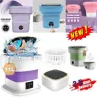 Mini Washing Machine Mini Washer Foldable Washer and Spin Dryer Travel AU Stocks