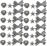 30pcs Flatback Nail Charms Cross DIY Nail Art Decorations for Manicure