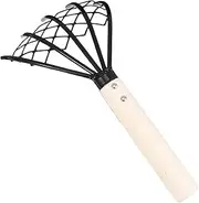 Garden Rake | 5-Tine Garden Rake or Cultivator,Ergonomic Grip Manual Digger Tool for Sand Dirt Soil Weeding Landscape Outdoor Lawn Maintenance