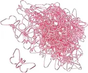 Butterflies Paperclip Innovative Cute Color Plating Cartoon Metal Paperclips for Office Home School