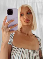 Emilio iPhone Case Lilac