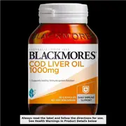Blackmores Cod Liver Oil 1000mg 80 Capsules