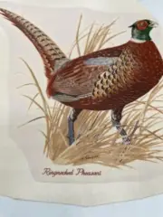 Vintage Ceramic Waterslide Decals Ringneck Pheasant