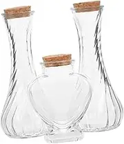 Gatuida Decorative Sand Jar Set Glass Landscape Bottle for Wedding Boho Home Decor